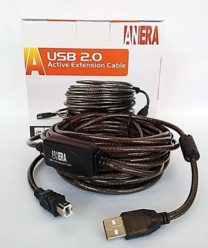 Cable Extension Usb 2.0 Activa Amplificada 5mts Sin Pérdidas