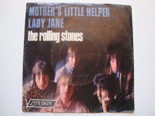 Rolling Stones Mothers Little Hel 7  Vinilo Usa 66 Rk