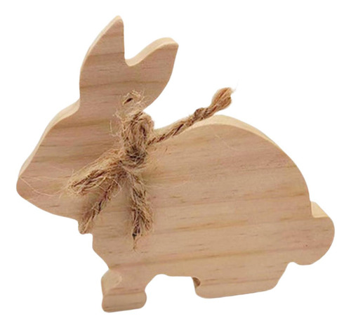 Señal De De Madera, Centro De Mesa De Mesa De Conejo Sin