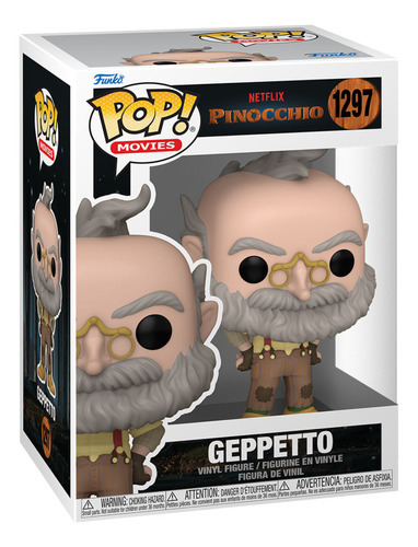 ¡Funko Pop! Películas Pinocchio Geppetto 1297