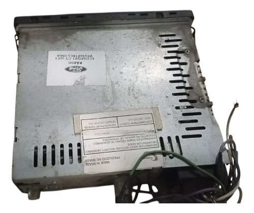 Rádio Som Cd Player Ford Ecosport Fiesta Original - Sem Code (Usado)