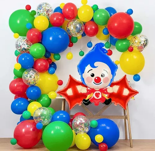 Combo Pack Globos Metalizados Cumpleaños Deco Pocoyo