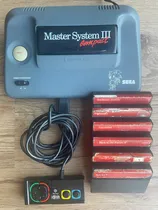 Comprar Lote Console E Fitas Jogos Sega Master System Iii Compact Standard  Cor Cinza