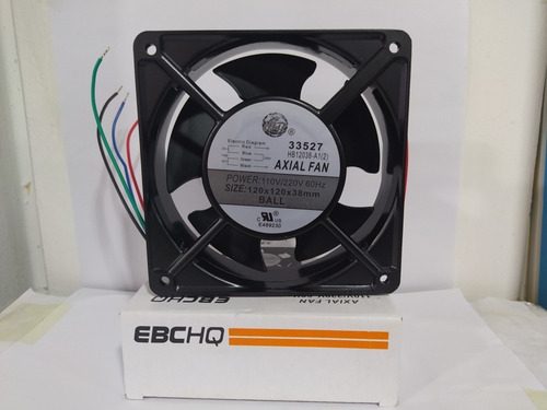 Ventilador (fan Cooler) Multivoltaje 110/220v Marca Ebchq 