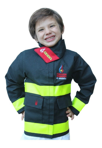 Chaquetón Bomberos Rasa-fundación Bomberos De Argentina