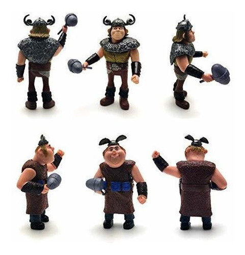 Película Cómo Entrenar A Tu Dragón 8 Piezas Figuras Hipo As