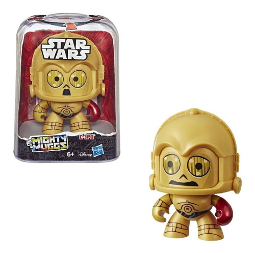 Star Wars Mighty Muggs C-3po Dorado Disney Hasbro 