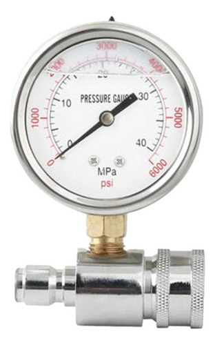 Manometer, Range From 0 To 6000 Psi For Ras Wash