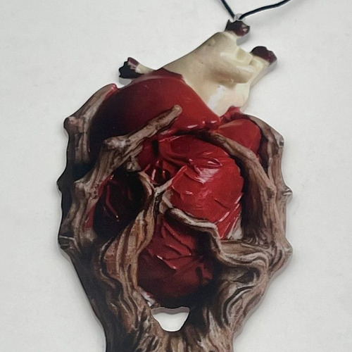 Árbol Anatómico Rojo Con Forma De Corazón Con Forma De Coraz