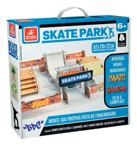 Skate Park Pista De Skate De Dedo - Brincadeira De Criança