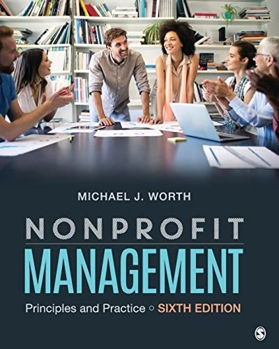 Book : Nonprofit Management Principles And Practice - Worth