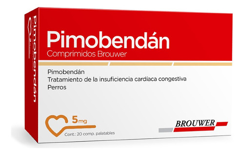 Brouwer Pimobendán 5mg 20comp Uso Veterinario