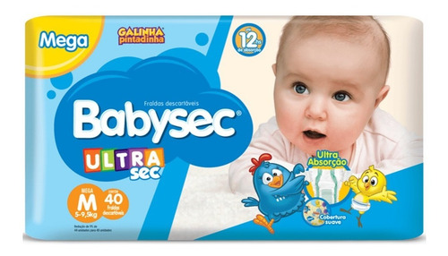 Fralda Babysec Ultrasec Mega P M G Xg Xxg Promoção Atacado