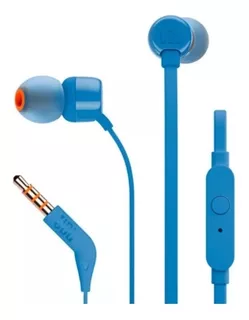 Audífonos Jbl T110 In-ear Azul Color Blue