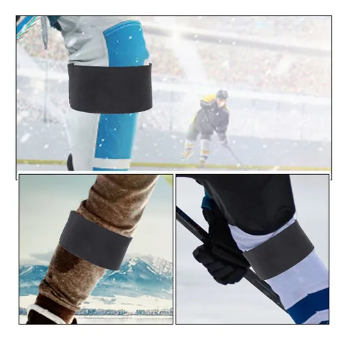 Protector De Espinillera De Hockey Con Correas Elásticas Par