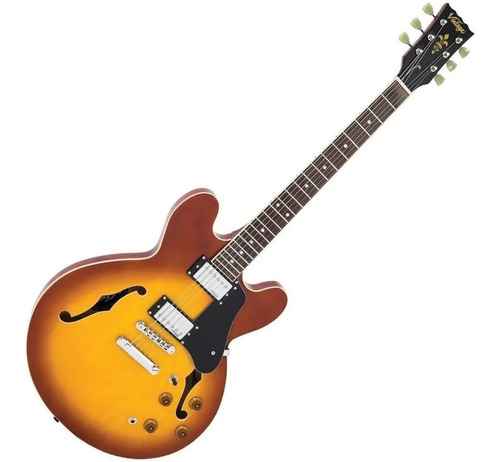 Guitarra Electrica Vintage Vsa500mp Honeyburst