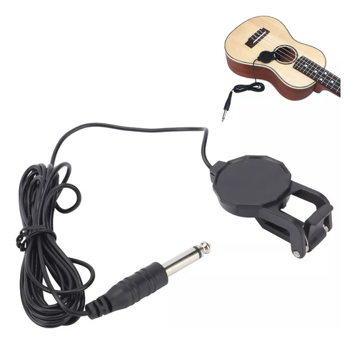 Micrófono Clipon Pickup Para Guitarra Acústica Y Violín Piez