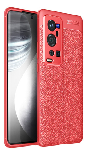 Funda Roja De Tpu Para Vivo X60 Pro+ 5g