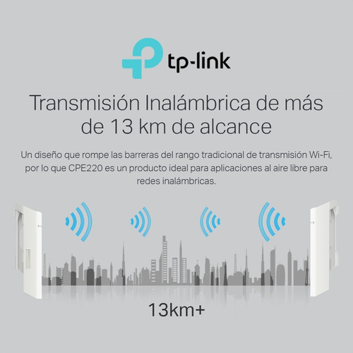 Access Point Para Exteriores Tp-link 2.4ghz 300mbps, Cpe220