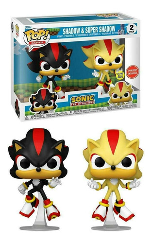 Funko Pop! Shadow & Super Shadow Glow In The Dark Exclusive