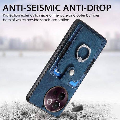 Funda Para Vivo V40 Lite Crad Ranura Soporte Magnético Para