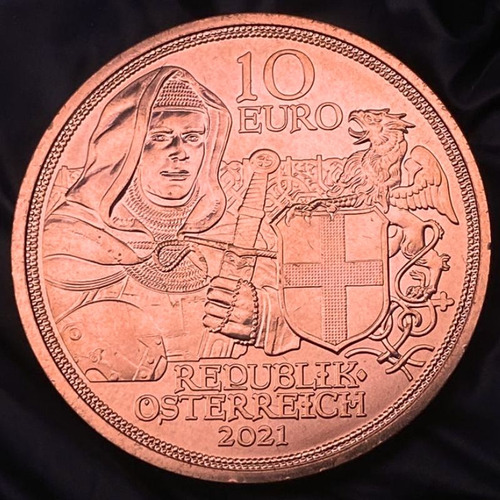 Coleção De Moedas De 10 Euros Da Áustria, Cavaleiros