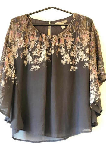 Blusa Divina Camisola Remera Forever 21 Talle S  Flores