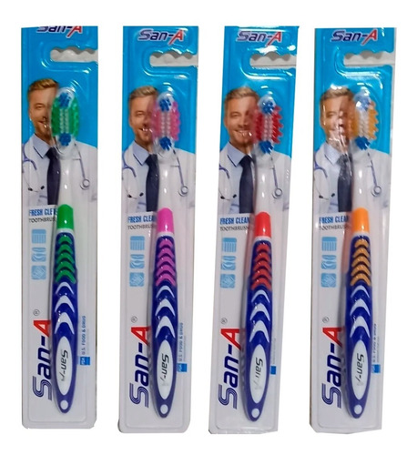  4 Cepillos Dientes Medium  Bazar James