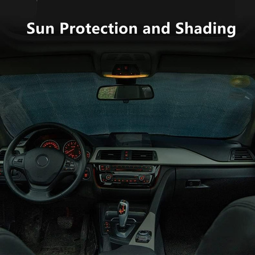 Protector Parabrisas Cubre Sol Plegable 130x60 Uv Para Auto
