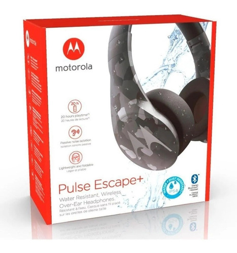 Audifonos Motorola Bluetooth Pulse Escape Plus Camuflado