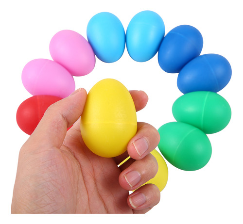 Egg Shakers Egg Learning Rhythm, 12 Juguetes De Plástico De