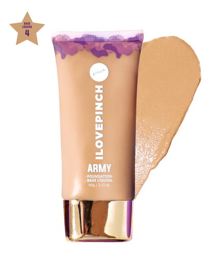 Ilovepinch Maquillaje De Base Liquida Del Ejercito, Semi Mat