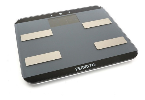 Imagen 2 de 2 de Balanza digital Femmto B03 negra, hasta 180 kg