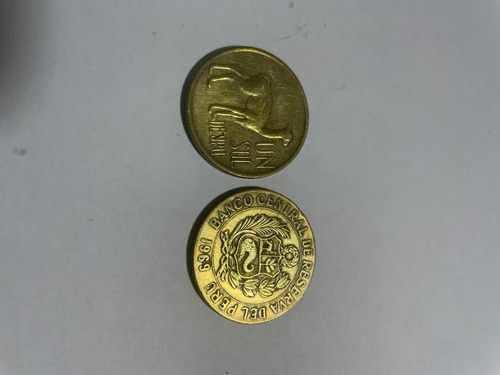 Monedas Antiguas Peruanas Un Sol De Oro
