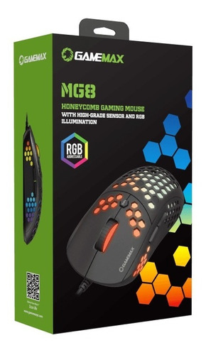 Mouse Gamemax Mg8 Rgb Honeycomb 6400