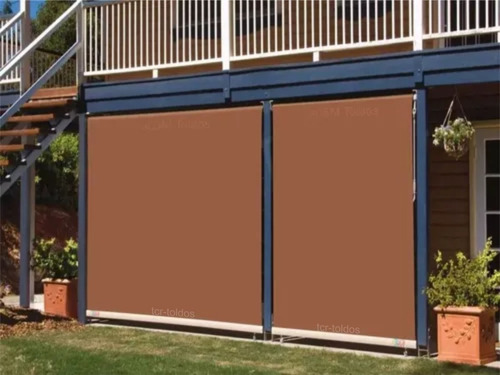 Imagem 2 de 6 de 5 Kits Toldo Cortina Retrátil Manivela Só Instalar