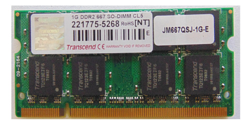 Memoria Ram Transcend 1gb Jm667qsj-1g-e 454922-001 1024 J.m