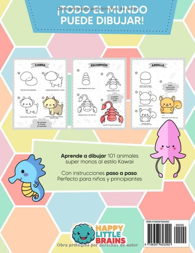 Cómo Dibujar Animales Kawaii: 101 Dibujos Súper Monos Para A