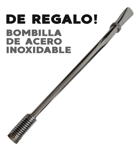 Imagen 4 de 10 de Termo Acero Inoxidable Explorer 1 Litro 24hs + Mate Térmico
