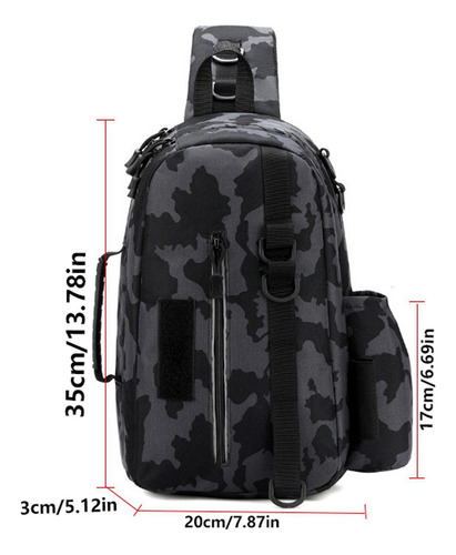 Mochila De Aparejo De Mochila De Con Soporte De Caña Mochila