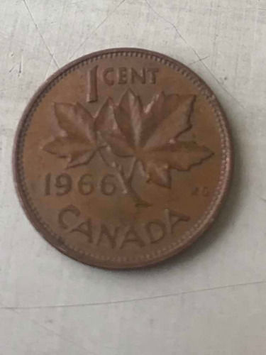 1 Centavo- 1966 - Canadá