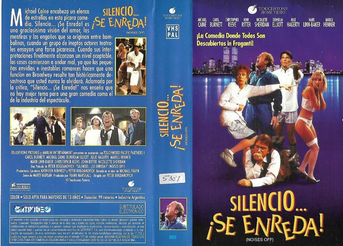 Silencio... Se Enreda Vhs Michael Caine Christopher Reeve