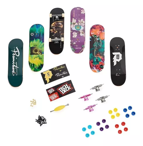 Skate De Dedo Profissional Tech Deck + Adesivos