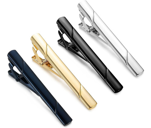 Clip Para Corbatas Jstyle, Para Hombres, 4 Unidades