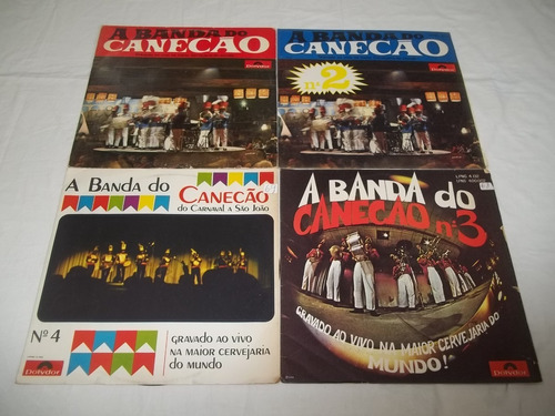 Discos A Banda Do Canecão C/ 4 Lps Vinil - N° 1 2 3 4