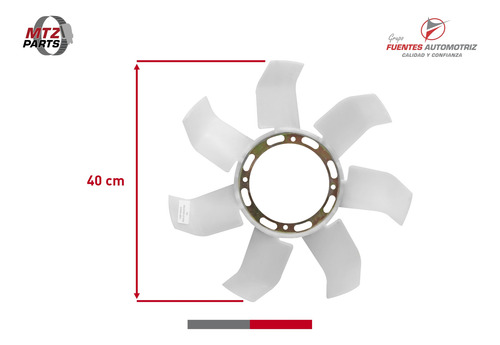 Aspas Ventilador Para Mazda B2500 2.5 1998 1999 2000 2001