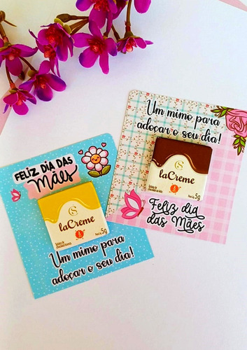 50 Lembrancinhas Dia Das Mães/qualquer Tema Card+ Tablete