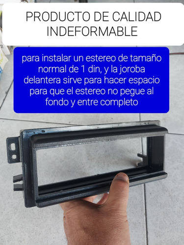 Base Frente  Estereo 1 Din Chevrolet Express Año 1996 A 2000