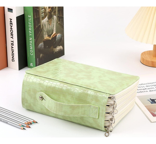 Estuche Para Lápices De Colores Con 252 Ranuras, Estuche Gra