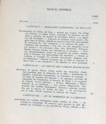 Altamira El Deán De Córdoba Gregorio Funes Edicion 1949